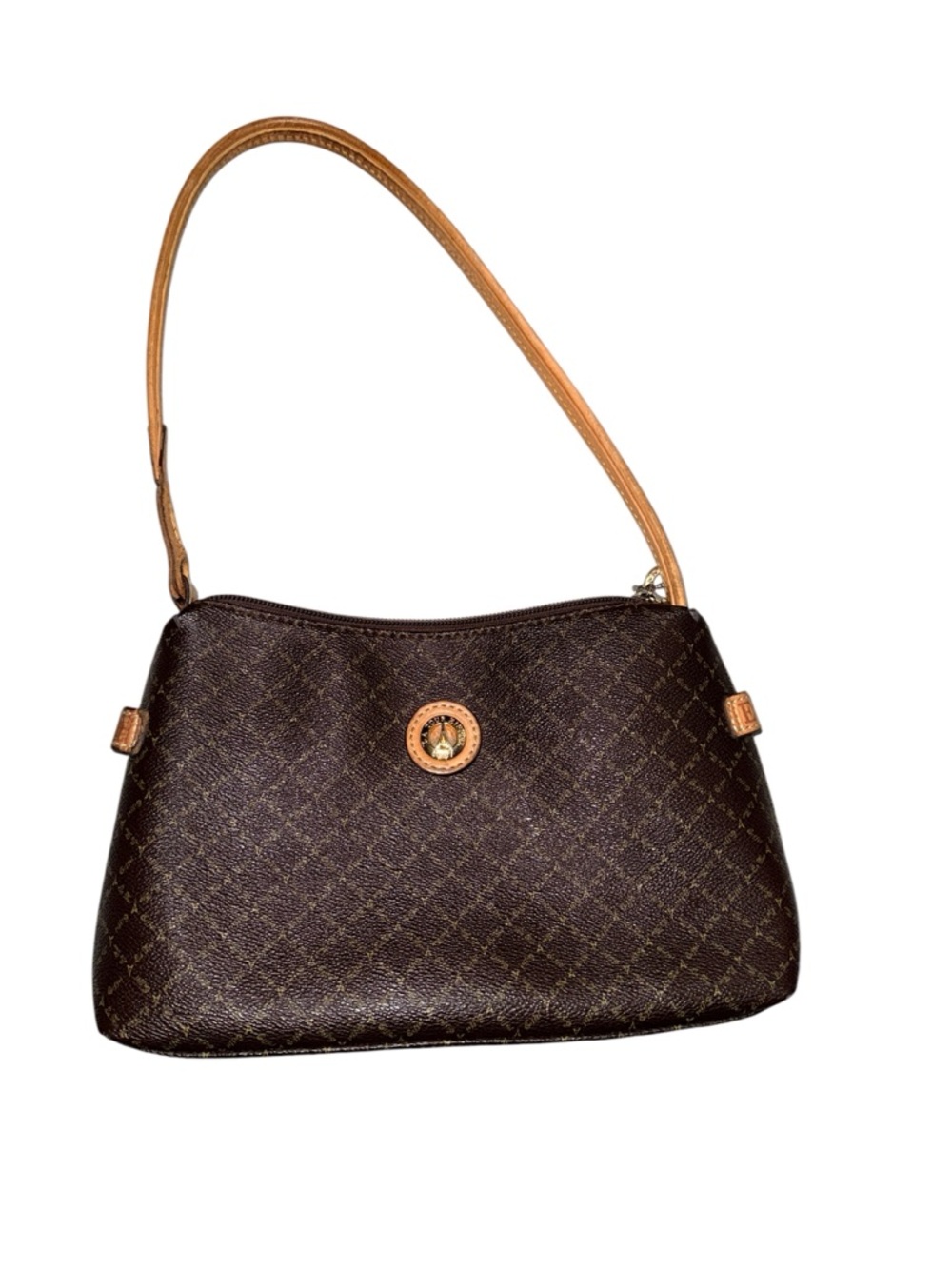 VTG La Tour Eiffel Monogram Small Shoulder Bag - Brown